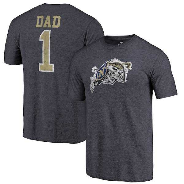 Navy Midshipmen Fanatics Branded Navy Greatest Dad Tri Blend T-Shirt,We sell and wholesale Navy Midshipmen Fanatics Branded Navy Greatest Dad Tri Blend T-Shirt on line form chian!